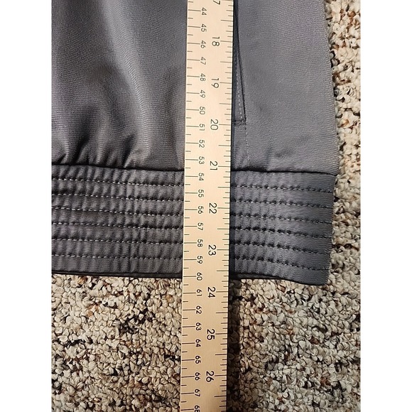 Adidas zip up track Jacket girls size X-L (16) Grey/pink - Picture 7 of 8